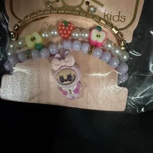 Pink purple creature bracelet